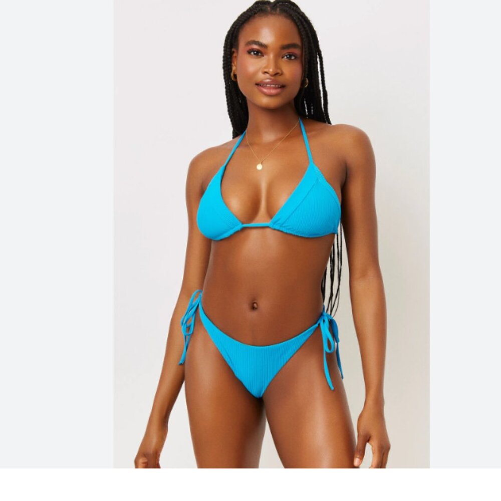 Frankies Bikini Blue Bikini Set
